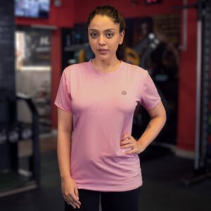 Pink Plain T Shirt