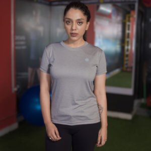 Silver Gray Plain T Shirt