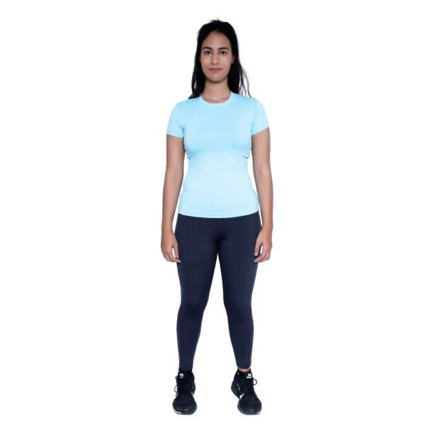Blue Plain T Shirt - Image 2