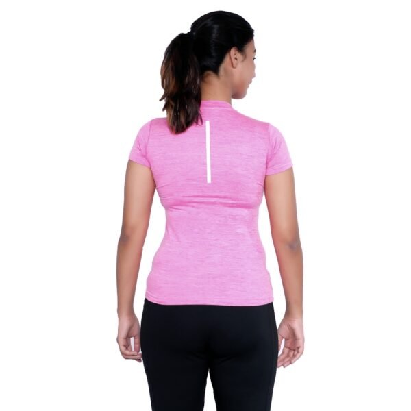 Pink Plain T Shirt - Image 4