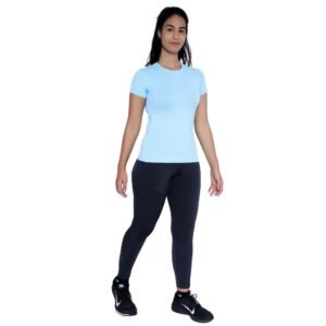 Blue Plain T Shirt