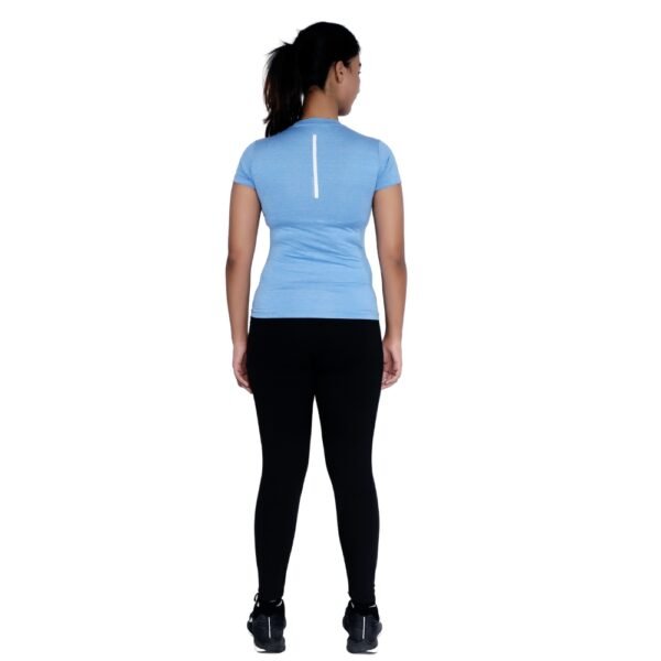 Blue Plain T Shirt - Image 7